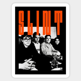 S L I N T -- Vintage Fan Artwork // 80s Style Design Sticker